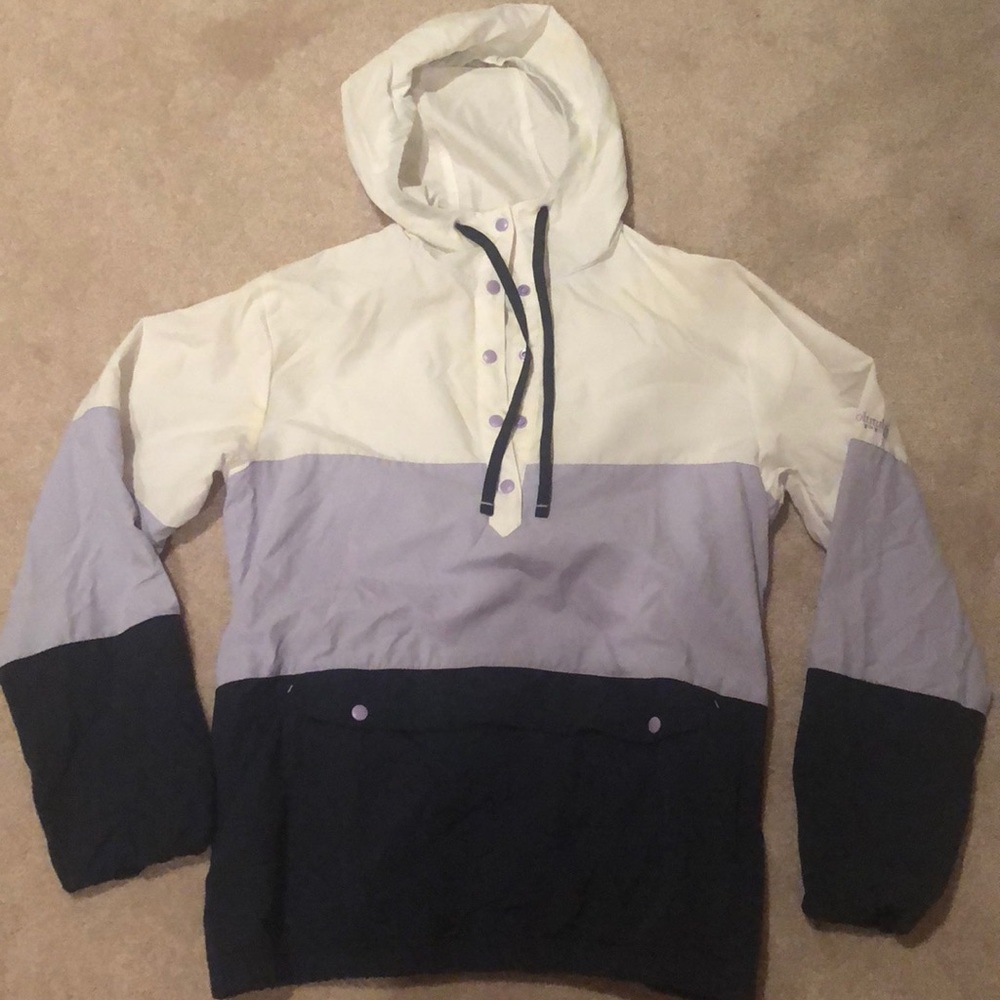 Vintage Purple Columbia Windbreaker